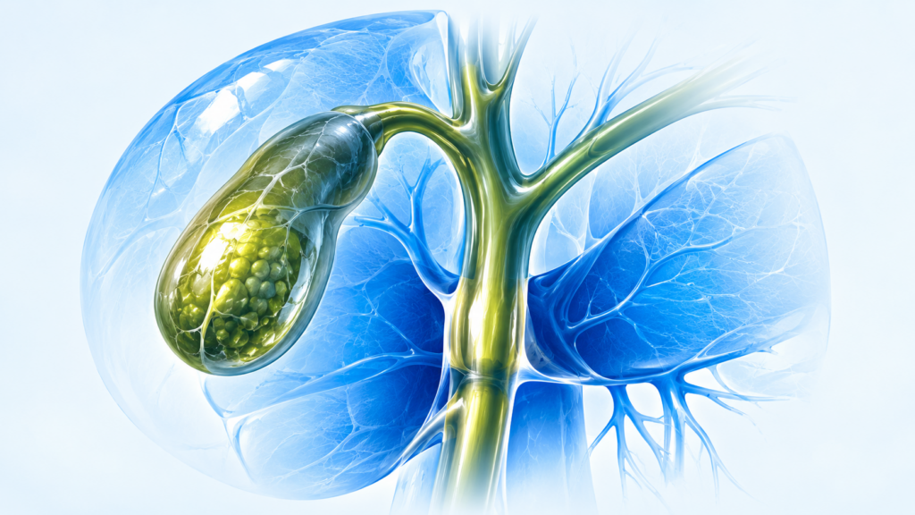 Glossy Gallbladder and Biliary Tree